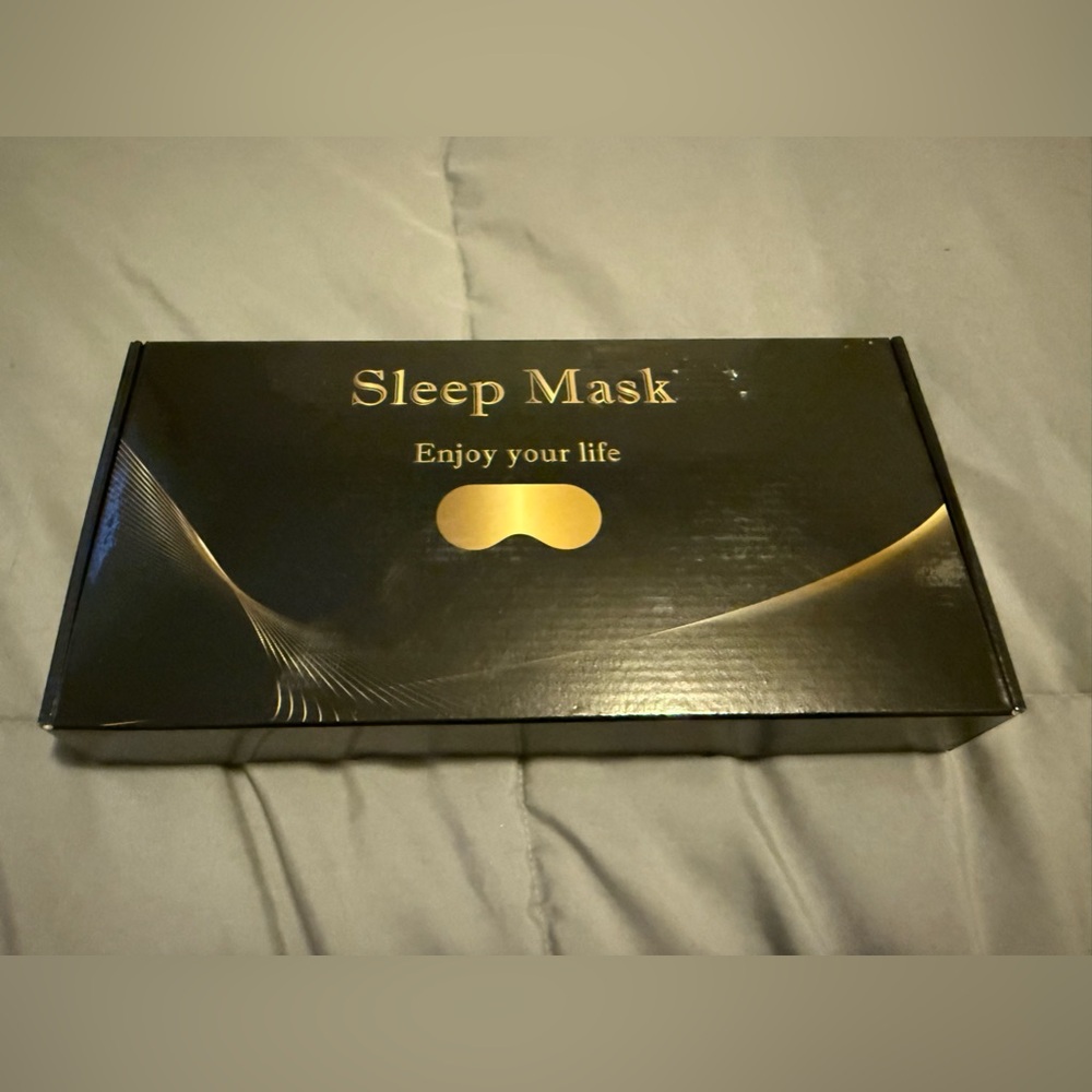 New in box. Bluetooth sleep mask headphones. Black